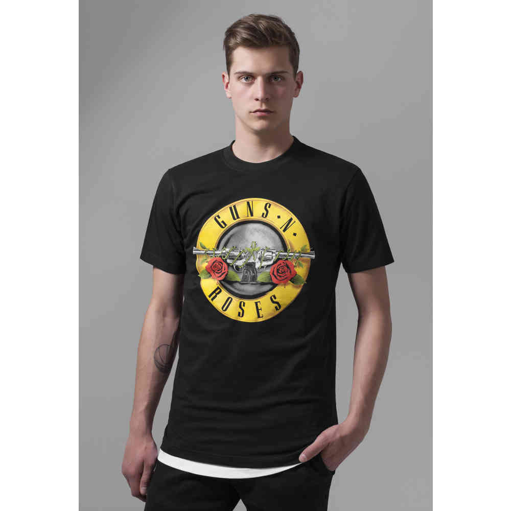 Mister Tee Guns N' Roses - Guns n' Roses Logo Heren Tshirt - Zwart